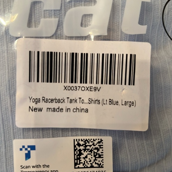 NWT Yoga Racerback Tanktop - Size L - Picture 2 of 5